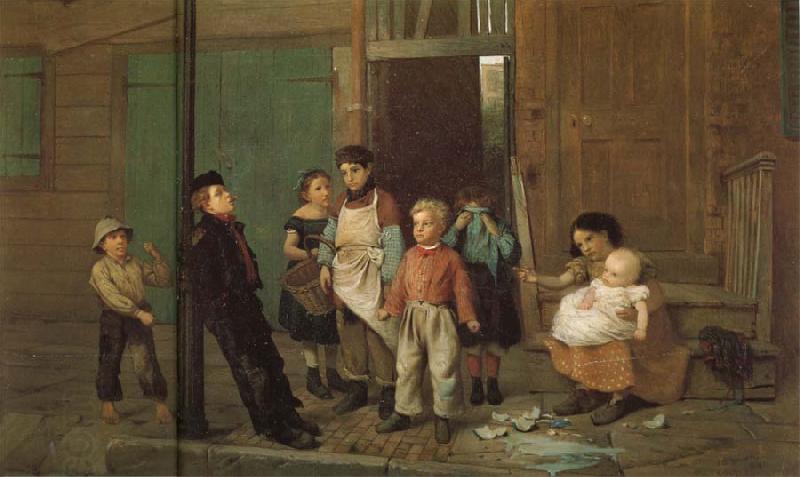 John George Brown Der Tyrann der Nachbarschaft China oil painting art